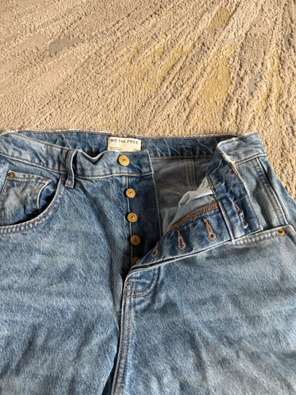 WeThe Free Good Luck Mid Rise Barrel Jeans relaxed slouchy fit 29 - Picture 9 of 15